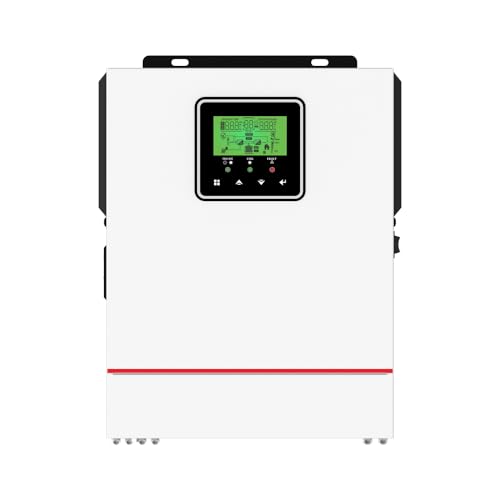 Y&H 1000W Solar-Hybrid-Wechselrichter DC12V zu AC230V, netzunabhängiger Reiner Sinus-Wechselrichter mit 40A MPPT Solar-Ladegerät Max PV 600W DC150V Input, geeignet für 12V Blei-Säure/Lithium-Batterie