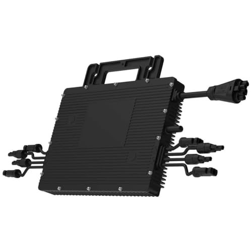 Hoymiles HMT-1800-4T 0% MwSt §12 III UstG 1,8kW Mikrowechselrichter Balkonkraftwerk 3-phasig inkl. Anschlusskabel für Module 360W bis 600W