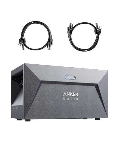 Anker SOLIX Solarbank E1600, 800W Balkonkraftwerk mit Speicher, 1,6kWh Akkukapazität, IP65, 6000 Ladezyklen, LFP Akku, Kompatibel mit 99% Aller Balkonkraftwerke, Plug&Play (ohne Microinverter)