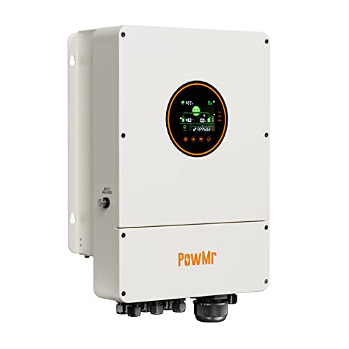 5500W Hybrid-Wechselrichter 48V auf 230V Integrierter netzunabhängiger und netzgebundener Wechselrichter 60A MPPT Solarladung Geeignet für 48V Blei-Säure- oder Lithium-Batterien.…