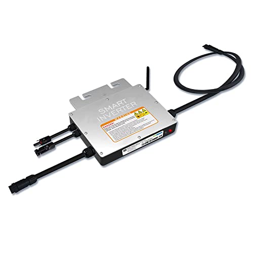 SOGTICPS 300 W Micro Grid Tie Inverter mit WiFi-Kommunikation IP65 wasserdichte MPPT stapelbar DC30-60 V Solareingang AC220 V Reiner Sinusausgang für 30 V 36 V PV-Module Balkonkraftwerk