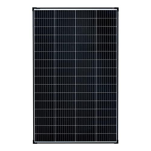 enjoy solar 210W 36V Monokristallines Solarmodul, 182mm Solarzellen 10 Busbars Solarpanel ideal für Wohnmobil, Balkonanlage, Gartenhäuse, Boot (210w 36v, für 24V PV Systems)