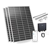 SUNSHARE Ray Lite Balkonkraftwerk 600W mit Halterung &ndash; Leichtes, vormontiertes Komplettset mit 800W Mikro-Wechselrichter & Solarpanel &ndash; Geeignet f&uuml;r verschiedene Balkone &ndash; Plug & Play
