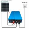 PMSUN 500W netzgekoppelter Wechselrichter DC16V-28V MPPT reiner Sinus AC230V Ausgang für 12V Solarmodule, einstellbare 12V Batterieentladung – Bild 5