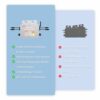 PMSUN 600W netzgekoppelter Mikro-Wechselrichter mit WiFi-Kommunikation wasserdicht MPPT stapelbar DC30-60V Solareingang AC220V reiner Sinusausgang für 30V 36V PV-Module – Bild 8