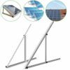 TEOV Solarpanel Halterung 1140MM, 4 Stück 45'' flachdach für 2 Solarmodul, Halterungen Balkonkraftwerk. Aufständerung Montage zur Wohnmobil- Dach- Befestigung, Wandhalterung Support 100-1200w – Bild 2