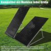 Warmfay 4 Stuck Solarpanel Halterung 114cm 45'', Solarpanel Neigungshalterungen Winkel Einstellbar 0-90°, 100W-600W Solarmodul Befestigung Montage Set für Flachdach Wand Balkon Wohnmobil Boot – Bild 8