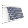 Solarsys® - Balkonkraftwerk Balkonhalterung TÜV-Zertifika Verstellbar 0°-30° Solarmodul Halterung Alu, Halterung zum Befestigen von PV Photovoltaik Solarmodul Solarpanel am Balkongeländer