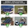 ECO-WORTHY 2 kW·h Solarsystem 480W 12V mit Wechselrichter und Batterie Netzunabhängig für Wohnmobil: 4 Stücke 120W Solarmodul + 60A Laderegler + 1 Stücke 100Ah Lithiumbatterie + 1100W Wechselrichter – Bild 9