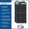 Solar-PV 900W Balkonkraftwerk Photovoltaik Solaranlage – Mit EPP 450W Solarmodule, WIFI SMART 800W Mikrowechselrichter und 10 M Schukostecker – Bild 2