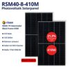 Multi Kon Trade 810W/800W Balkonkraftwerk 800W Komplett - 2x 405W Solarmodul + Wechselrichter 800W drosselbar - Photovoltaik Komplettanlage Balkon Solaranlage Komplettset - WLAN Solar PV Anlage – Bild 4