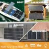 enjoy solar Mono 150 W 12V Monokristallines Solarpanel Solarmodul Photovoltaikmodul ideal für Wohnmobil, Gartenhäuse, Boot – Bild 2