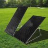 TEOV Solarpanel Halterung 1140MM, 4 Stück 45'' flachdach für 2 Solarmodul, Halterungen Balkonkraftwerk. Aufständerung Montage zur Wohnmobil- Dach- Befestigung, Wandhalterung Support 100-1200w – Bild 7