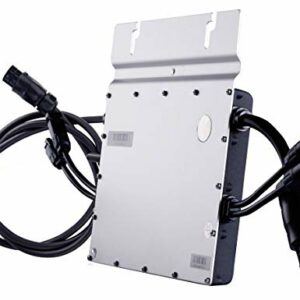 NasitosHoymiles HM-800 Solar Mikrowechselrichter für 2 PV Module von je 320Wp bis 500Wp Wechselrichter für Balkonkraftwerk