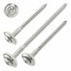 100 Stück SCREW REBEL Spenglerschrauben 4,5 x 80 mm - Edelstahl A2, Inox mit EPDM-Dichtscheibe Ø15mm TX 20