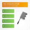 Balkonkraftwerk 800W Komplettset Steckdose, VDE zertifiziert, Flachdach-Halterung, 2 PV-Module 405 Watt, 800W AP Wechselrichter upgradebar 800 Watt (Flachdach Halterung - 5m Anschlusskabel)… – Bild 5