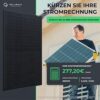 Solarway Balkonkraftwerk 1000W Komplett Steckdose, 600/800W Ausgang ist einstellbar, 2 x 500W JaSolar-Module, 1 x Hoymiles HM800 Wechselrichter mit Zubehör, Plug&Play – Bild 3