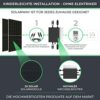 Solarway Balkonkraftwerk 1000W Komplett Steckdose, 600/800W Ausgang ist einstellbar, 2 x 500W JaSolar-Module, 1 x Hoymiles HM800 Wechselrichter mit Zubehör, Plug&Play – Bild 4
