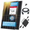 Balkon Solaranlage 800w komplett - Hoymiles Balkonkraftwerk Set mit 2x Solarpanel 410W I Hoymiles HO HM-800 I 3m Schuko I Balkonkraftwerk 800 Watt I Photovoltaik Komplettanlage
