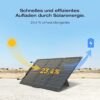 EF ECOFLOW Tragbare Powerstation RIVER 2 mit 60W faltbare solar panel, 256 Wh Solargenerator mit LiFeP04, Schnellladung in 1 Stunde, bis zu 600 W Leistung, Balkonkraft für Notstrom/Camping/Wohnmobile – Bild 4