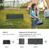 EF ECOFLOW Tragbare Powerstation RIVER 2 mit 60W faltbare solar panel, 256 Wh Solargenerator mit LiFeP04, Schnellladung in 1 Stunde, bis zu 600 W Leistung, Balkonkraft für Notstrom/Camping/Wohnmobile – Bild 5