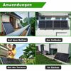 GreenSurfer Balkonkraftwerk 2x425W bifaziale Glas-Glas-Solarmodule - 800W Hoymiles Wechselrichter - mit Flachdachhalterung - Mini PV Anlage Komplettset für die Steckdose (inkl. 10m Schukosteckerkabel) – Bild 2
