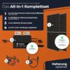 Solarway Balkonkraftwerk 800W Komplett Steckdose, 600W/800W Ausgang ist einstellbar, 2 x 400W JaSolar-Module, 1 x Deye Wechselrichter mit APP&WiFi Zubehör, Plug&Play – Bild 2