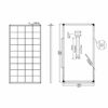enjoy solar Mono 150 W 12V Monokristallines Solarpanel Solarmodul Photovoltaikmodul ideal für Wohnmobil, Gartenhäuse, Boot – Bild 8