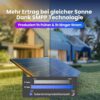 Balkonkraftwerk 800W komplett Steckdose Flachdach - KLARBEIT I 2x Balkonkraftwerk Halterung Flachdach | 2x TW Solar 410w Solarpanel | 600W Wechselrichter upgradebar | Balkon Solaranlage – Bild 4