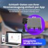 Balkonkraftwerk 800W komplett Steckdose Flachdach - KLARBEIT I 2x Balkonkraftwerk Halterung Flachdach | 2x TW Solar 410w Solarpanel | 600W Wechselrichter upgradebar | Balkon Solaranlage – Bild 5