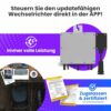 Balkonkraftwerk 800W komplett Steckdose Flachdach - KLARBEIT I 2x Balkonkraftwerk Halterung Flachdach | 2x TW Solar 410w Solarpanel | 600W Wechselrichter upgradebar | Balkon Solaranlage – Bild 7