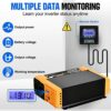 ECO-WORTHY 2.72kW·h Solarsystem, 680W 12V Solaranlage Komplettset für Wohnmobil: 4 Stücke 170W Solarmodul 40A MPPT Laderegler 2 Stücke 100Ah Lithiumbatterie 2000W Wechselrichter – Bild 4