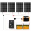 ECO-WORTHY 2.72kW·h Solarsystem, 680W 12V Solaranlage Komplettset für Wohnmobil: 4 Stücke 170W Solarmodul 40A MPPT Laderegler 2 Stücke 100Ah Lithiumbatterie 2000W Wechselrichter – Bild 7