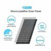FEDAPURY 400w Balkonkraftwerk 600w Wechselrichter 4 x 100w Solarpanel Glas Fotovoltaik Solarmodule Plug & Play Solaranlage Komplett Steckdose Set – Bild 5