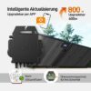 ALLDREI Balkonkraftwerk 960W/800W mit 2x480W Bifazialer Solarmodule, balkonkraftwerk 800W komplett steckdose, Wechselrichter upgradebar 600W auf 800W inkl. integrierter WLAN&BT, 0% MwSt. 10M kabel – Bild 4