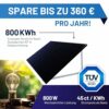 flex-energie Balkonkraftwerk Komplettset I 810Wp Solarmodul, Hoymiles HMS-800W-2T Wechselrichter & 5m Kabel I Solaranlage zur Stromkosten-Einsparung & Energiegewinnung auf Terasse, Balkon, Dach – Bild 4