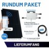 flex-energie Balkonkraftwerk Komplettset I 810Wp Solarmodul, Hoymiles HMS-800W-2T Wechselrichter & 5m Kabel I Solaranlage zur Stromkosten-Einsparung & Energiegewinnung auf Terasse, Balkon, Dach – Bild 6