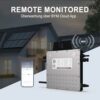 BENY Mikro Wechselrichter 800W- Balkonkraftwerk 800W- Grid-tie Inverter mit WLAN APP- Wechselrichter 800W bis 600W Einstellbar- IP67 Wasserdicht- 5M Langes Anschlusskabel- Plug und Play – Bild 3
