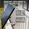 BENY 860W Balkonkraftwerk 800W Komplett Steckdose, Solaranlage Komplettset -2x430W Bifazial Solarpanels- Inklusive Solarmodul Halterung- 800W/ 600W Wechselrichter mit APP& Wifi- 5m Kabel, 0% MwSt. – Bild 6