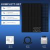 BENY 860W Balkonkraftwerk 800W Komplett Steckdose, Solaranlage Komplettset -2x430W Bifazial Solarpanels- Inklusive Solarmodul Halterung- 800W/ 600W Wechselrichter mit APP& Wifi- 5m Kabel, 0% MwSt. – Bild 7