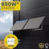 EPP Solar® 850W Balkonkraftwerk 800W komplett Steckdose - Inklusive Halterung - Balkonkraftwerk 800 Watt upgradebarer Wechselrichter 600W/800W – Bild 2