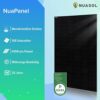 NuaSol Balkonkraftwerk 830W Solarmodul (2x415W) | 800W Wechselrichter | All Black Photovoltaik Solaranlage Steckfertig WIFI Smart | Plug & Play | inkl. Balkongeländehalterung eckig – Bild 4
