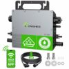 BLZLDD Wechselrichter 800w, Wechselrichter Balkonkraftwerk Grid-tie Inverter mit APP-Kontrolle, PV Wechselrichter - IP67 Wasserdicht- 5M Langes Anschlusskabel