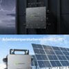 BLZLDD Wechselrichter 800w, Wechselrichter Balkonkraftwerk Grid-tie Inverter mit APP-Kontrolle, PV Wechselrichter - IP67 Wasserdicht- 5M Langes Anschlusskabel – Bild 2