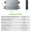 BLZLDD Wechselrichter 800w, Wechselrichter Balkonkraftwerk Grid-tie Inverter mit APP-Kontrolle, PV Wechselrichter - IP67 Wasserdicht- 5M Langes Anschlusskabel – Bild 6