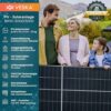 Balkonkraftwerk 1000 W Bifazial Glas/Glas Solaranlage Steckerfertig mit 800 Watt Wechselrichter WiFi Smarte Mini-PV Photovoltaik Anlage genehmigungsfrei Komplettset, schwarz (1000/800W) – Bild 2