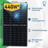 CamperGold® 880W Balkonkraftwerk 800W komplett Steckdose - Balkonkraftwerk 800 Watt upgradebarer Deye Wechselrichter 600W/800W, 2x440W Bifaziale Glas/Glas Solarmodule im Solaranlage Komplettset – Bild 3
