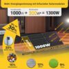 EPP.Solar® 1000W/800W Balkonkraftwerk mit Speicher Komplettset 2,24 kWh Marstek B2500-D Speicher mit HMS 800W WIFI Wechselrichter Smart Mini Anlage – Bild 2