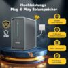 EPP.Solar® 1000W/800W Balkonkraftwerk mit Speicher Komplettset 2,24 kWh Marstek B2500-D Speicher mit HMS 800W WIFI Wechselrichter Smart Mini Anlage – Bild 6