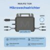600W-800W Micro-Wechselrichter für Solarmodule mit WiFi & Bluetooth, Microinverter Inverter Marstek Solar Inverter MPPT App Steuerung Plug & Play Balkonkraftwerk, IP67 Wasserdicht für Mini-PV – Bild 4